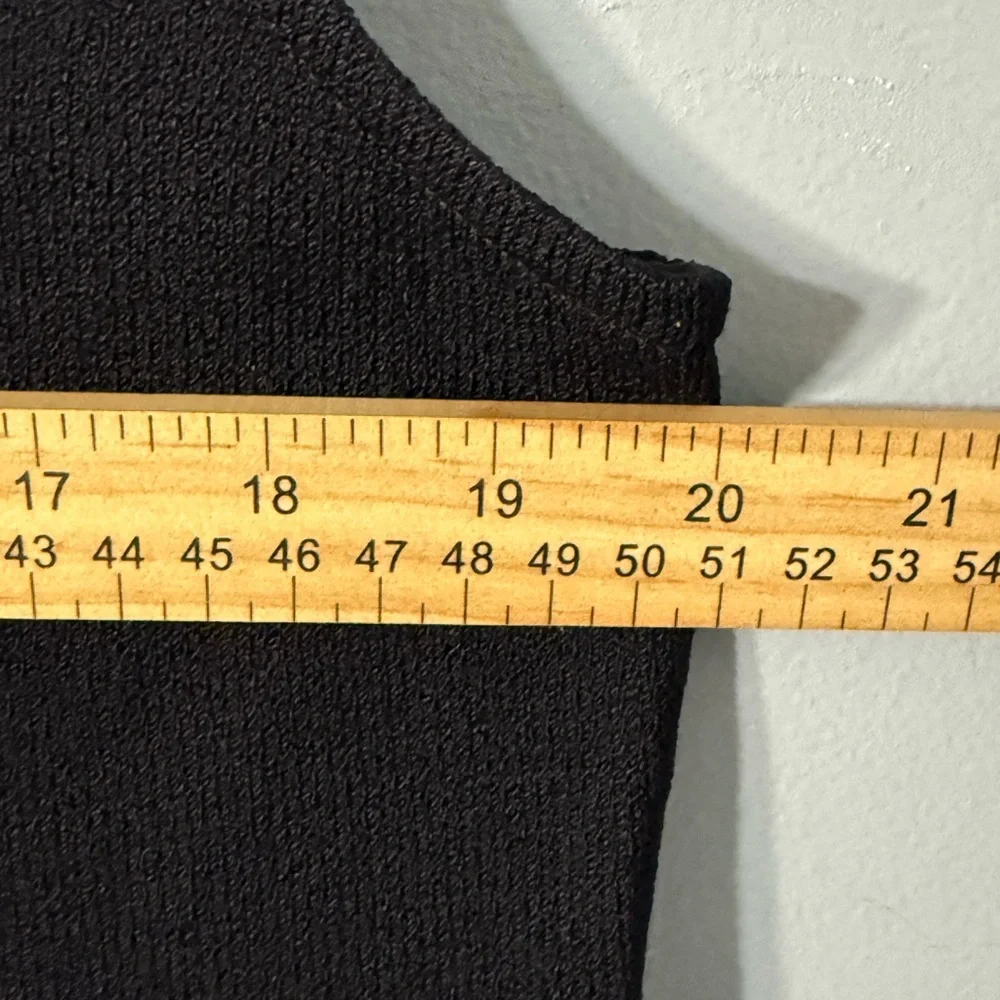 Vintage St. John Evening by Marie Gray Black Knit Cocktail Dress Women’s Size 10 - Picture 6 of 8